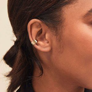 Mejuri Boyfriend Ear Cuff, Gold Plated